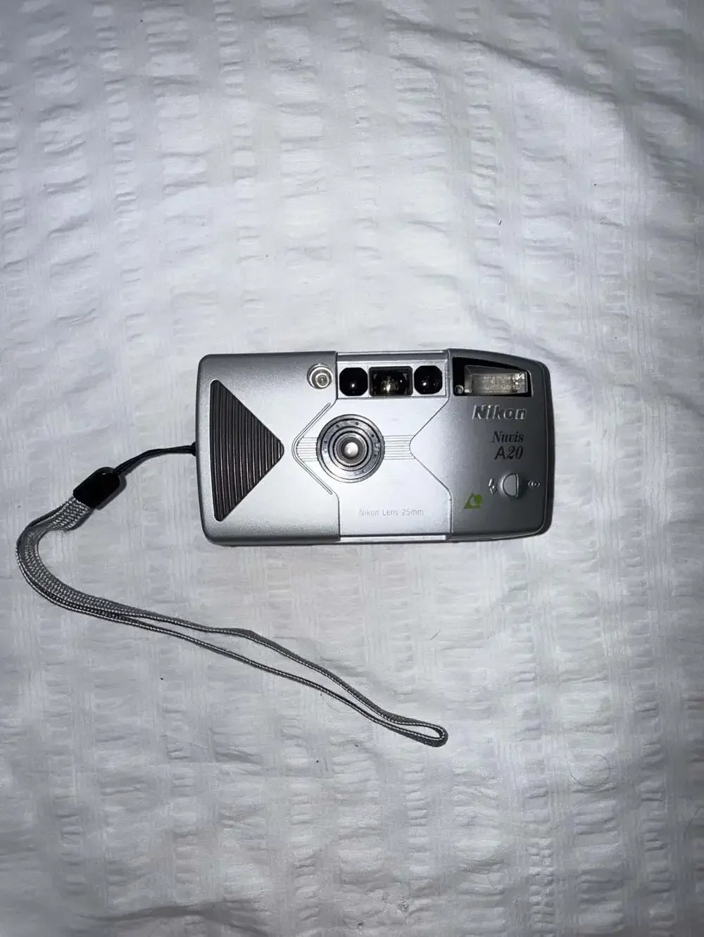 Nikon Nuvis A20 APS Point & Shoot Film Camera & Case Fresh Batteries